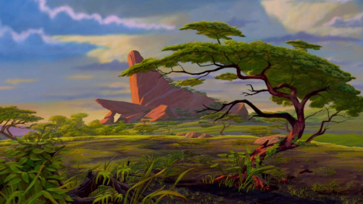 The Art of Animation paintings, The Lion