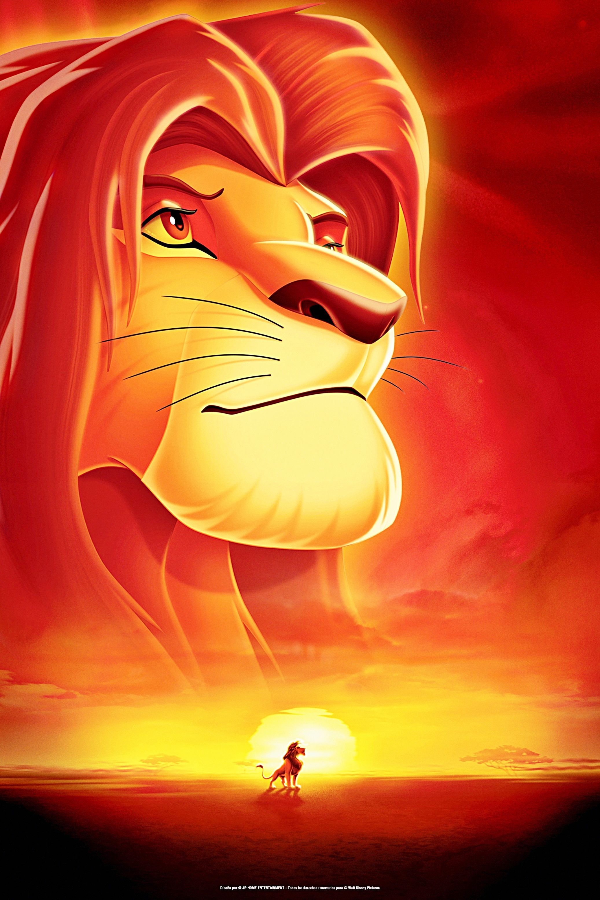 Walt Disney Posters Lion King. Walt Disney Poster of Simba