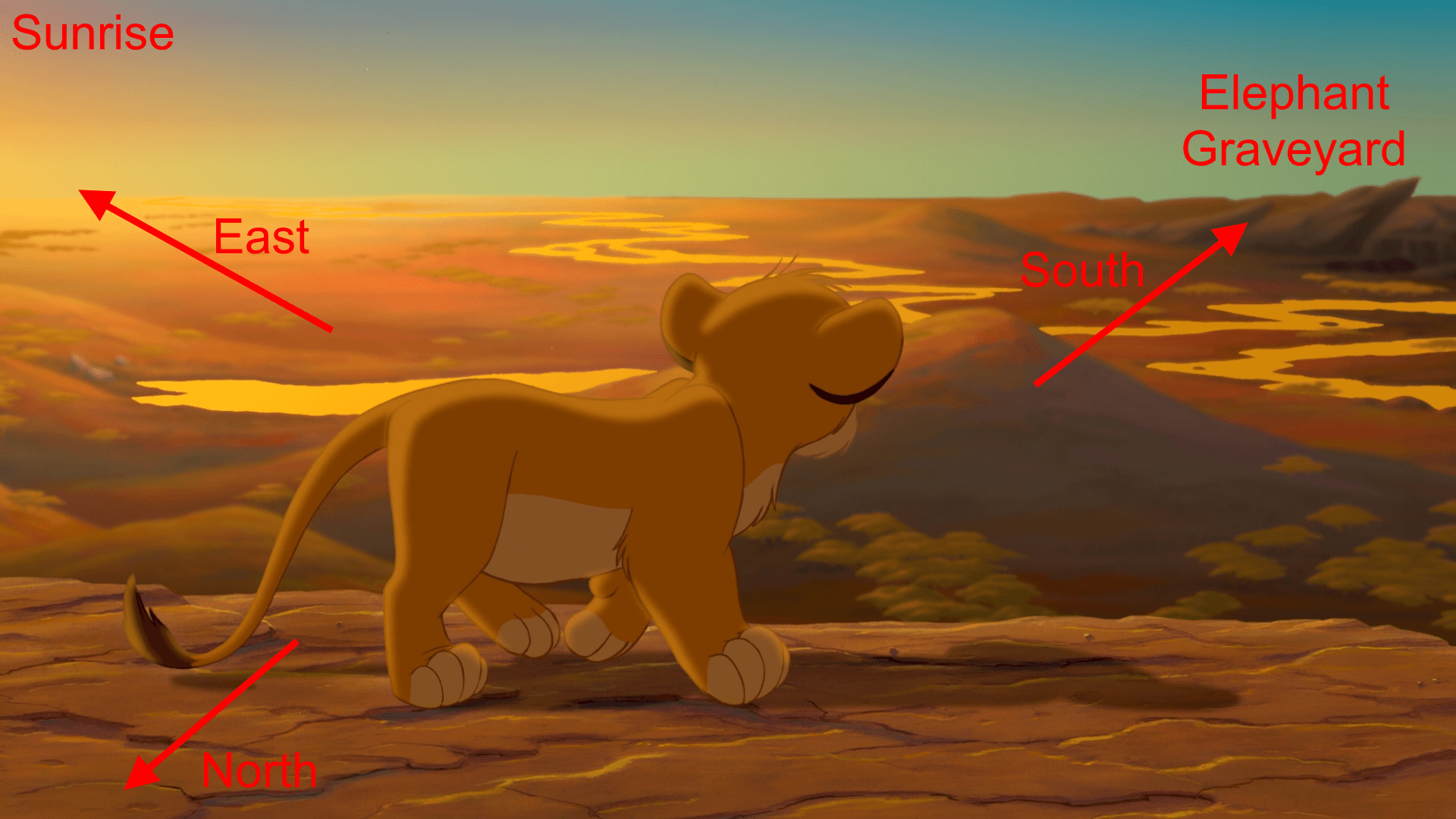 In The Lion King (1994) Scar asks Simba if Mufasa showed him whats