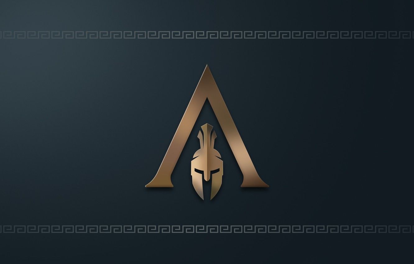 Wallpaper logo, game, minimalism, Ubisoft, Assassin's Creed