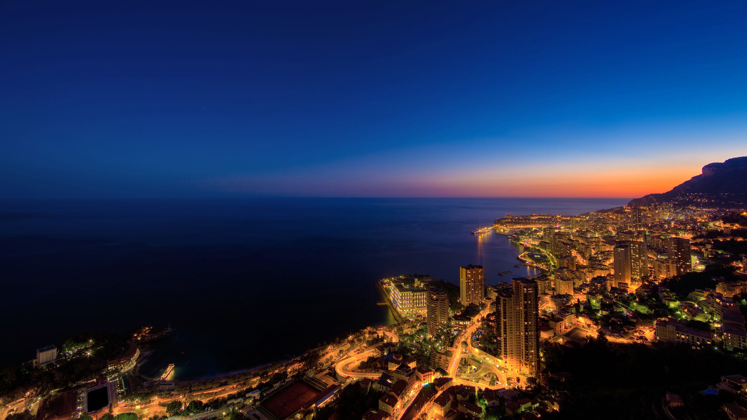 Night of the Cote d'Azur, France wallpaper and image