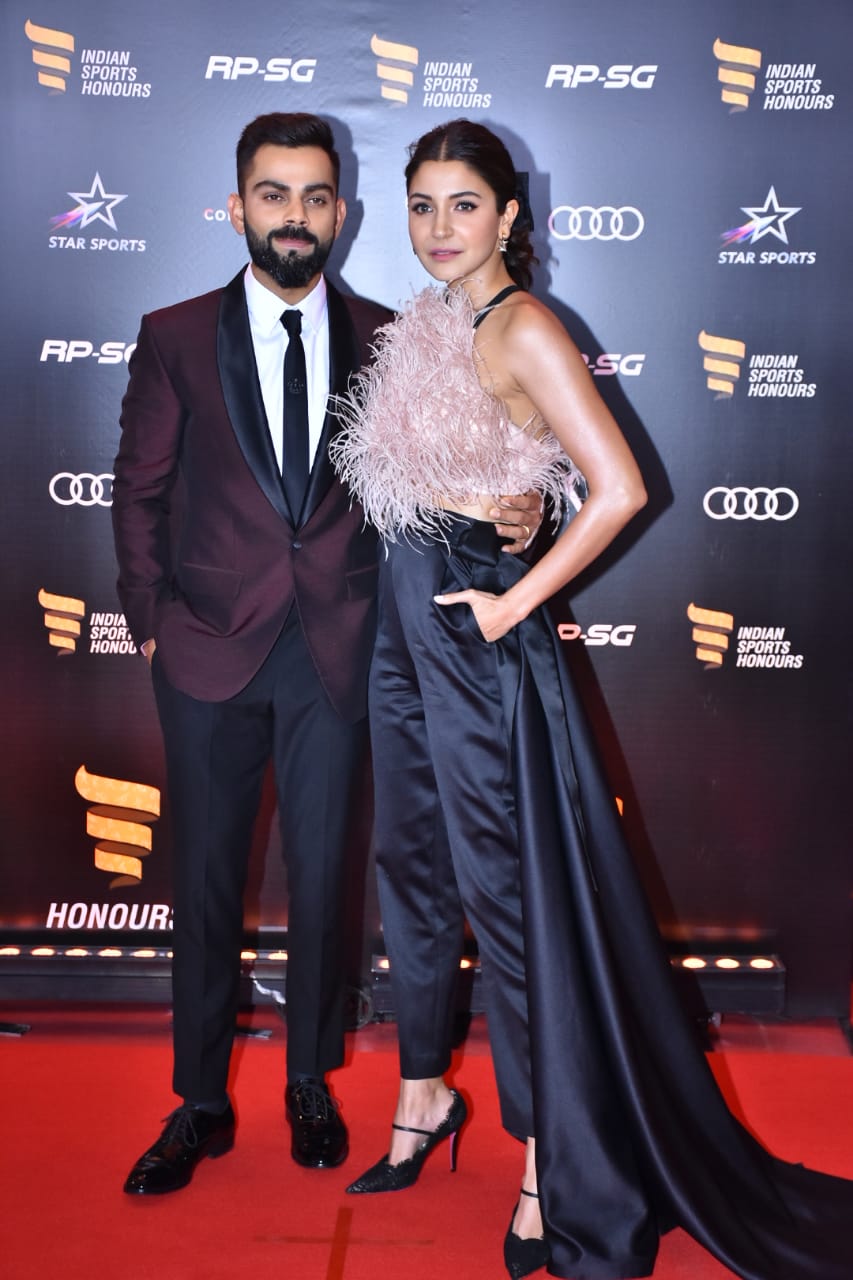 Virat Kohli Anushka Sharma Indian Sports Honours Event PICS