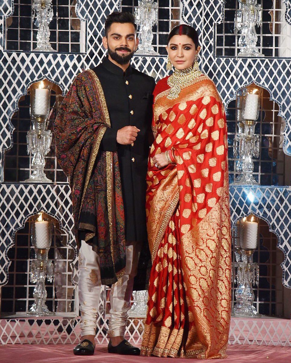 Anushka Sharma Virat Kohli Wedding Reception Photo 00910