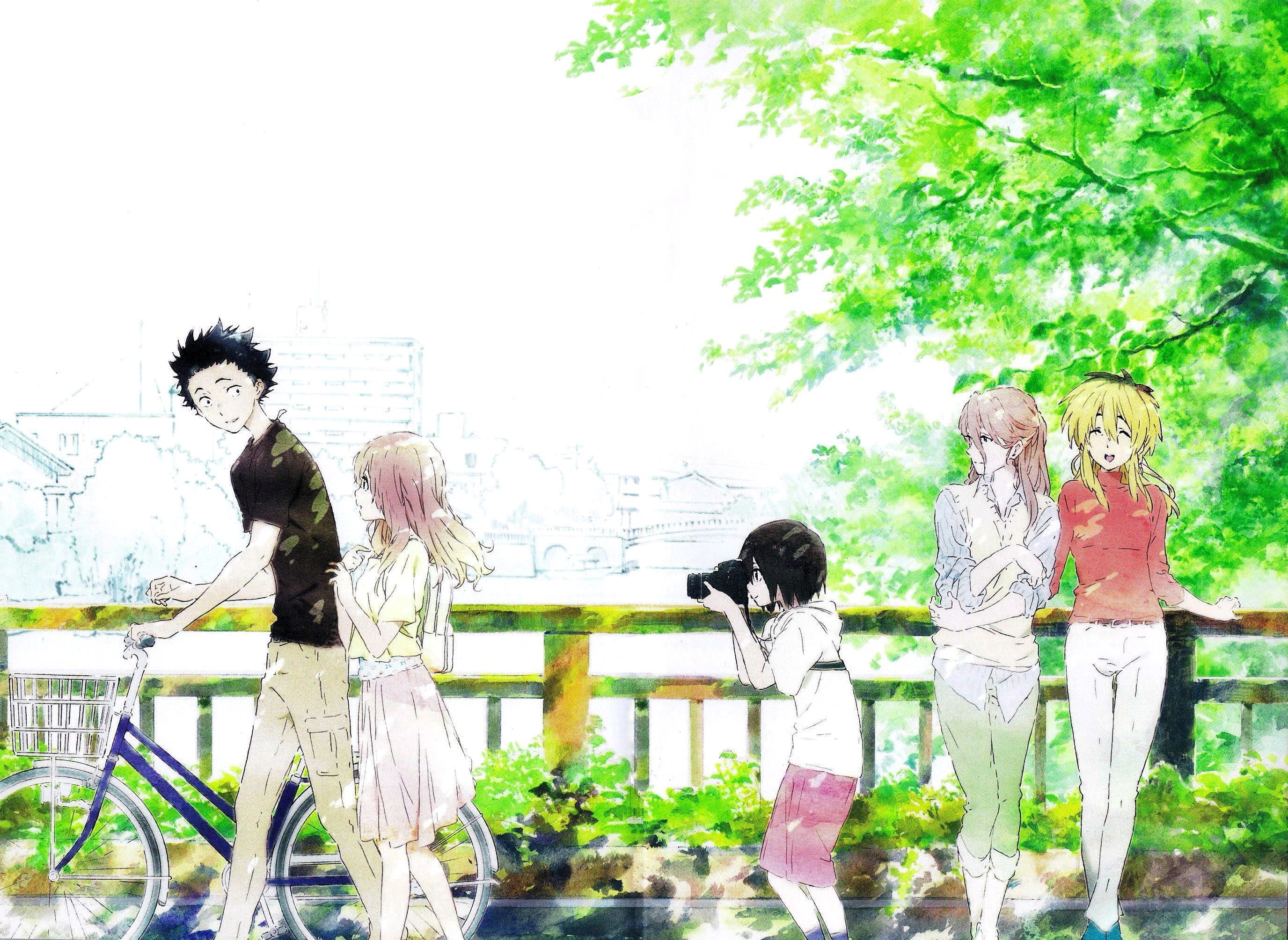Anime, Koe No Katachi, Shouko Nishimiya, Shōyō Hinata, Yae