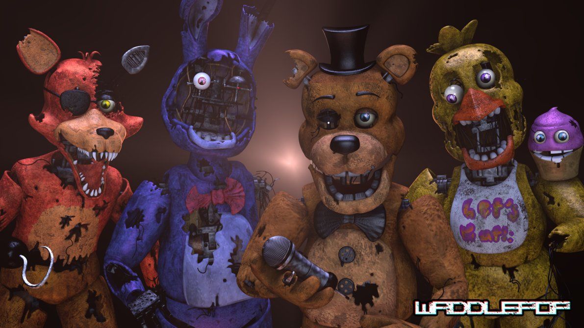 Stylized Withered Generations [SPEEDART] by witheredfnaf. Fnaf