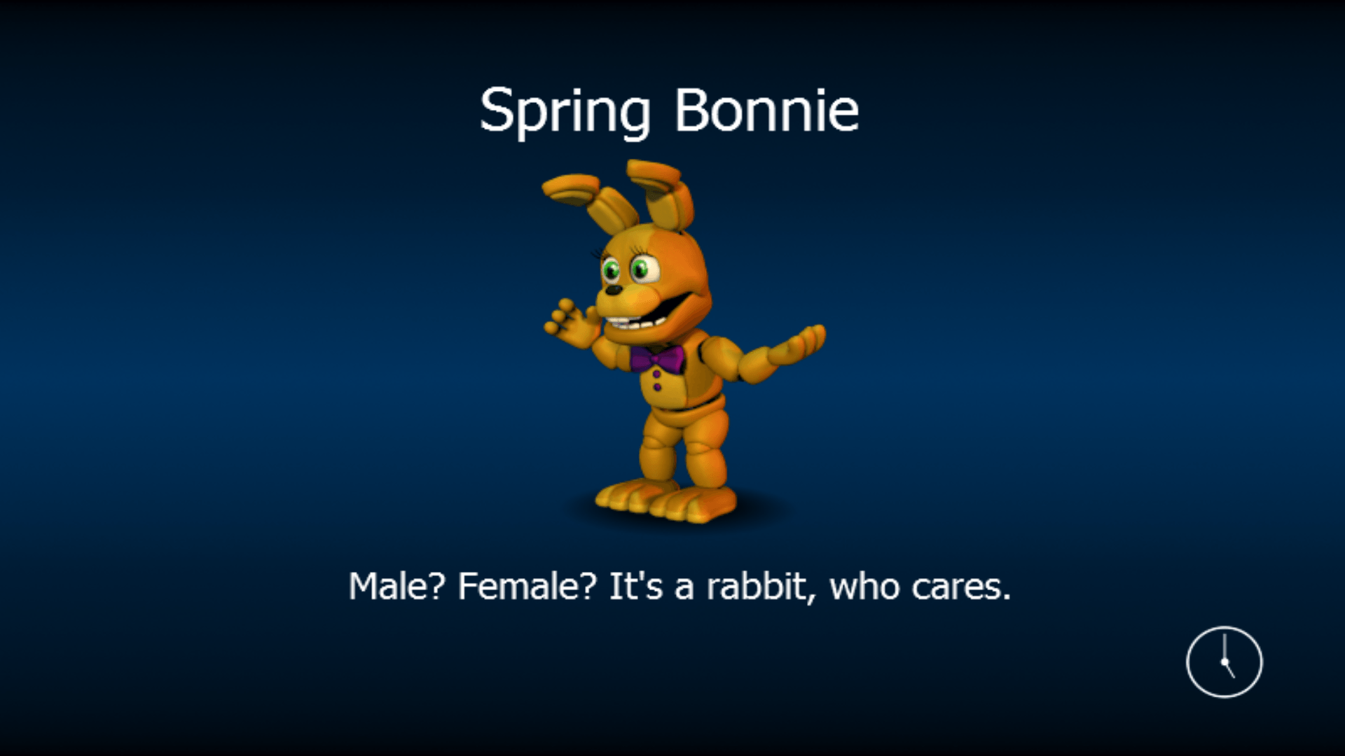 Spring Bonnie.