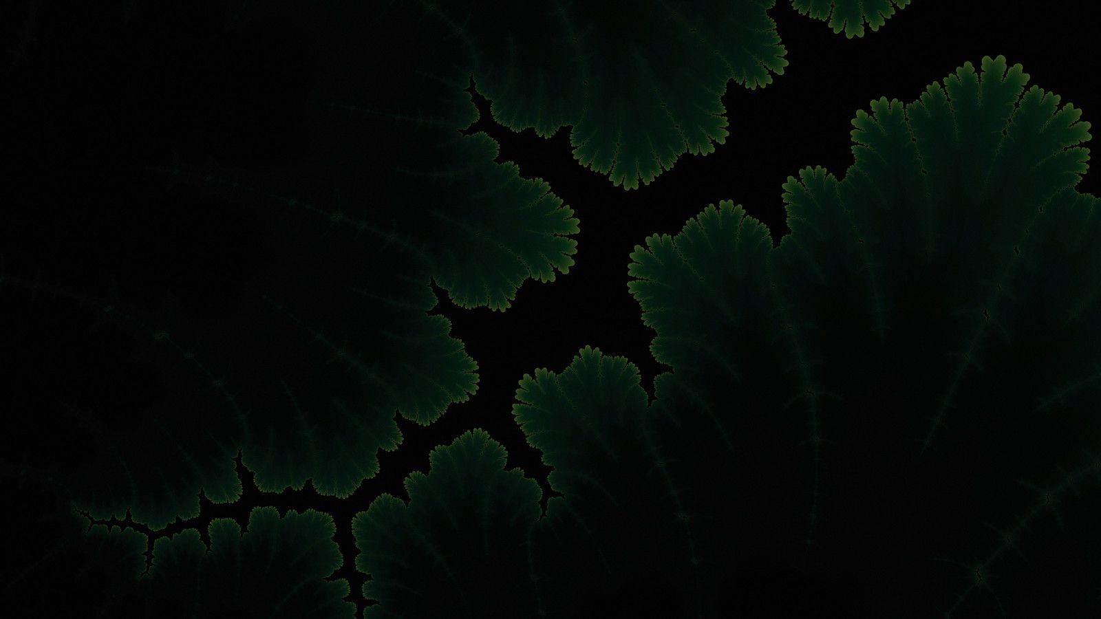 Green Plants Dark Amoled 1600x900 Resolution HD 4k Wallpaper, Image, Background, Photo and Picture