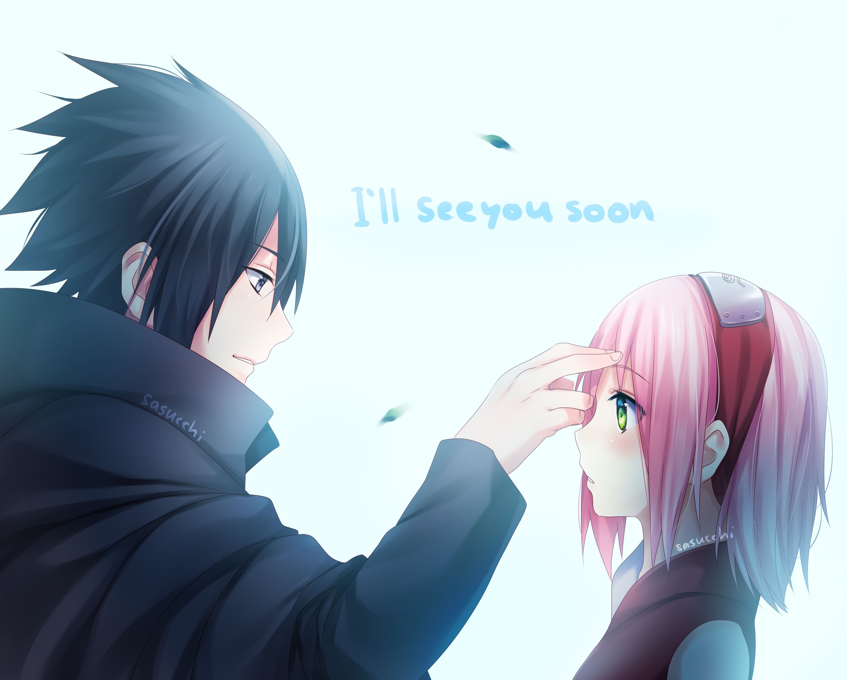 Anime Sasuke And Sakura Wallpapers Wallpaper Cave