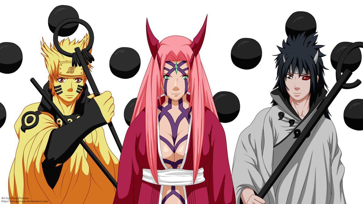 Team 7 (Naruto Sakura Sasuke) final form by AlexPetrow #naruto