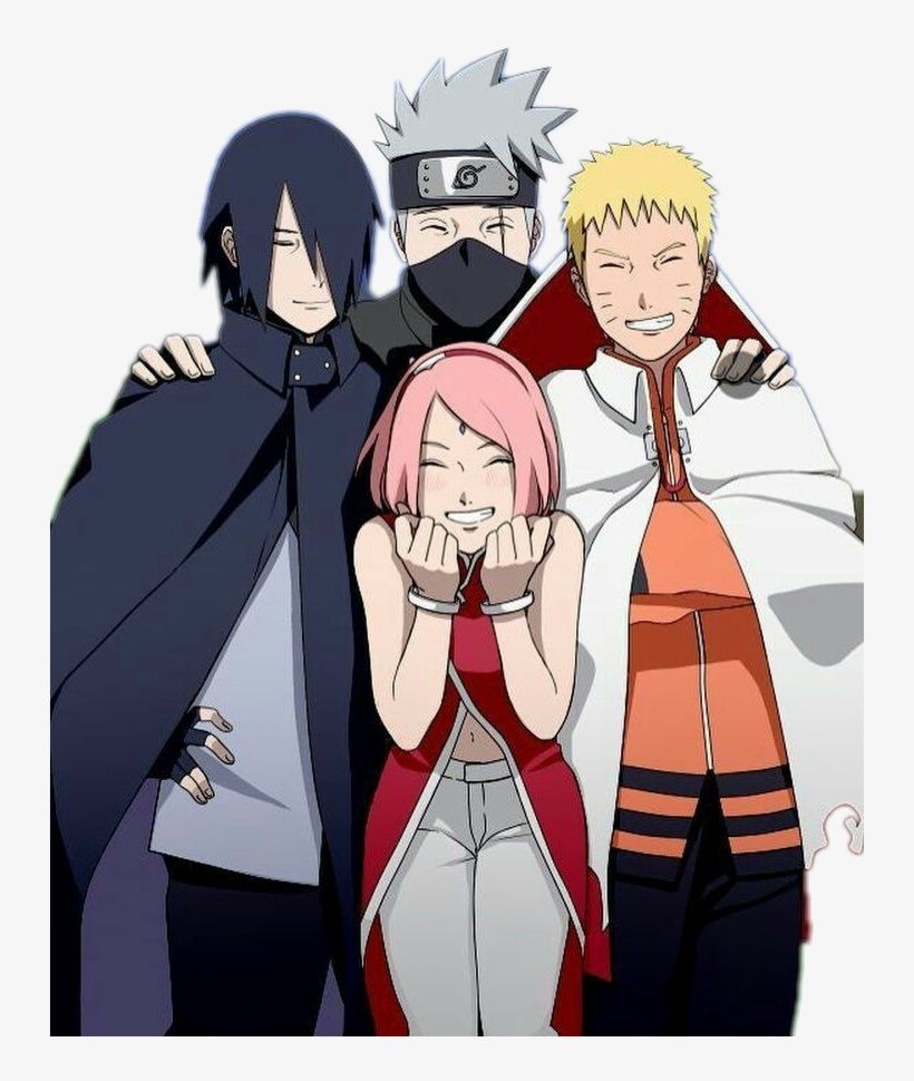 Naruto And Sasuke And Sakura And Kakashi Sasuke Sakura E Kakashi Png Wallpaper & Background Download
