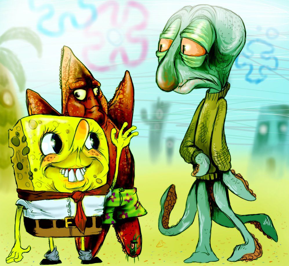 Ugly Spongebob Characters