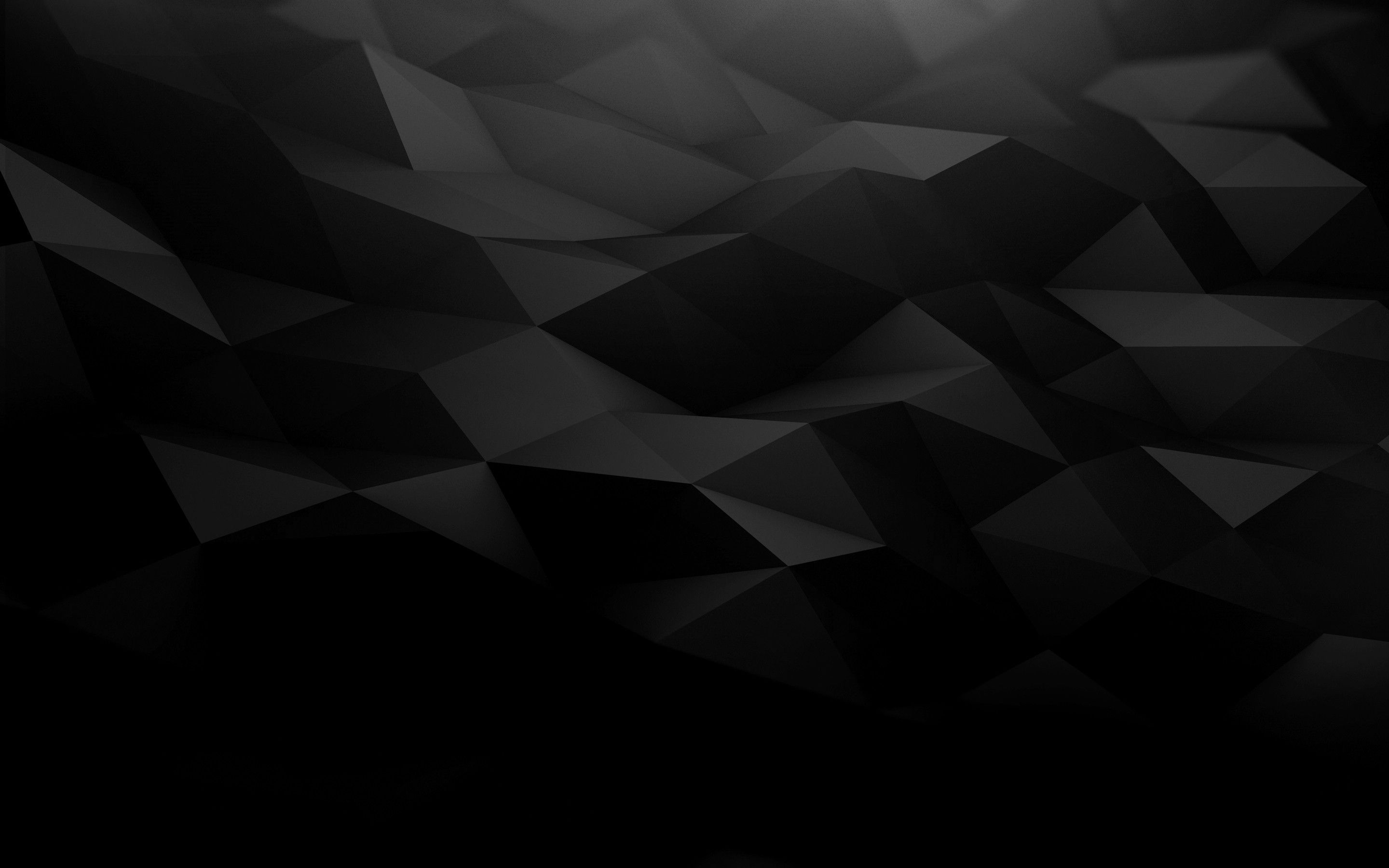 Abstract Black Triangle Wallpaper
