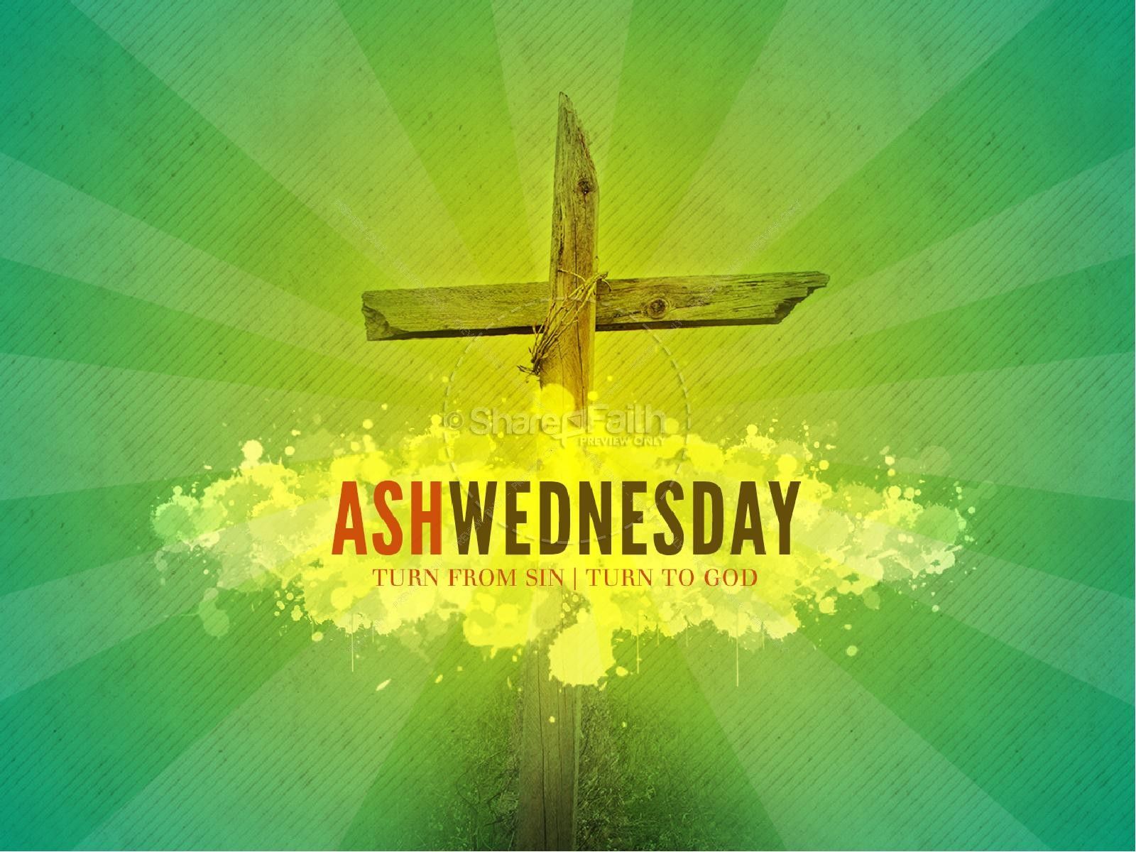 Ash Wednesday PowerPoint Background