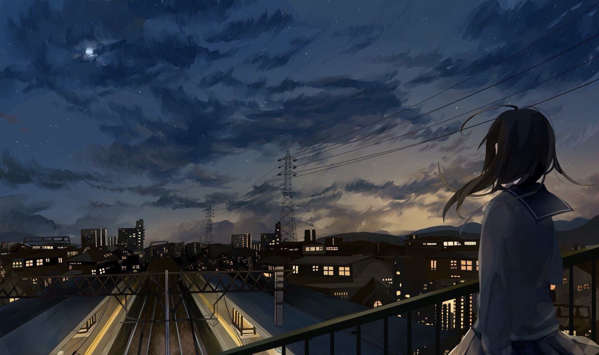 Rainy Day 2015 12 by DabinJe  Anime scenery Anime artwork Anime  background