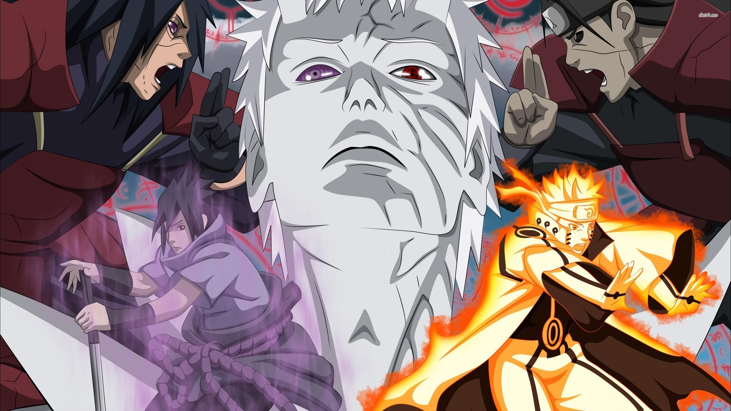 Naruto characters fighting wallpaper wallpaper