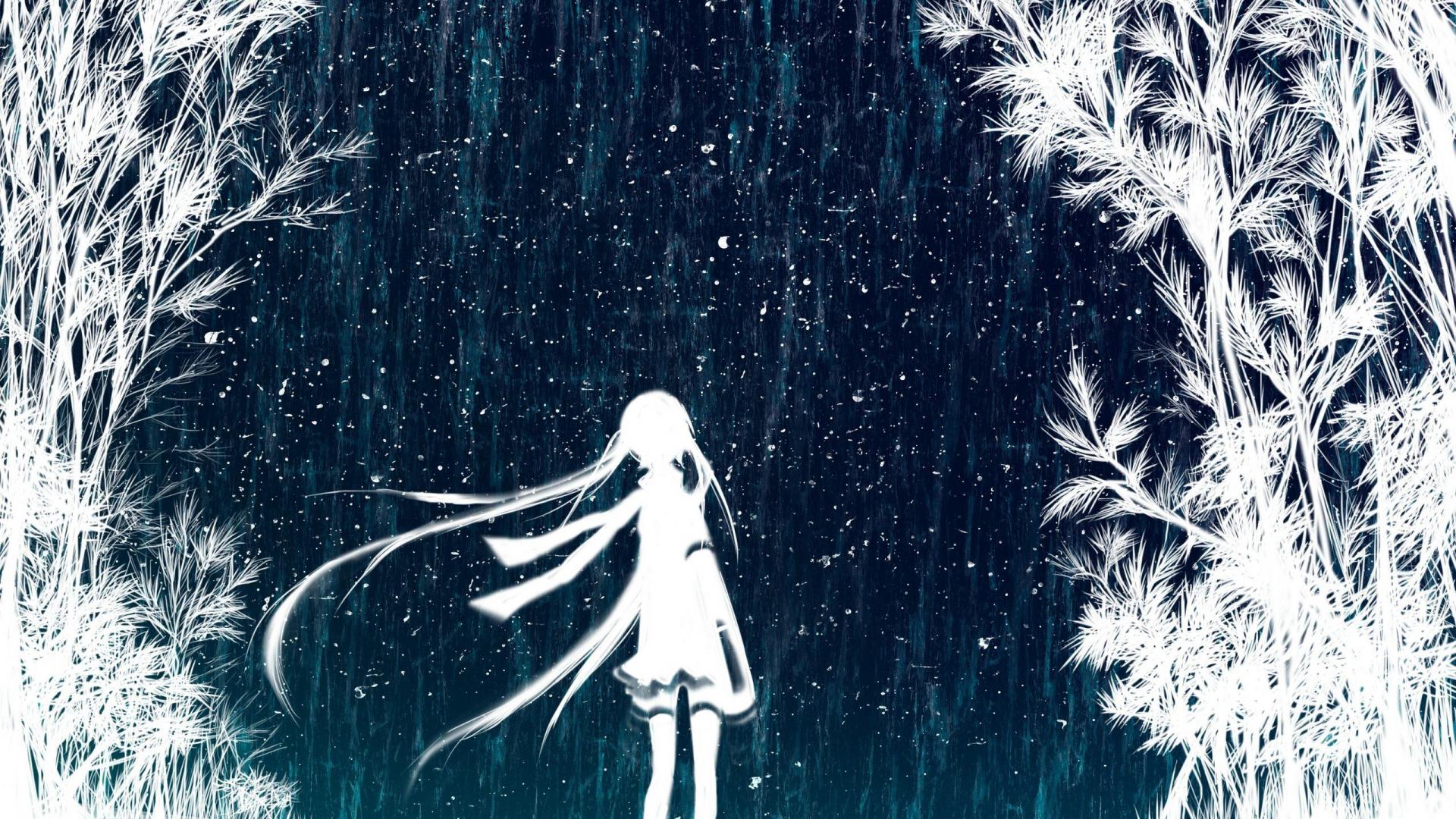Anime Trees And Rainy Day Wallpapers Wallpaper Cave