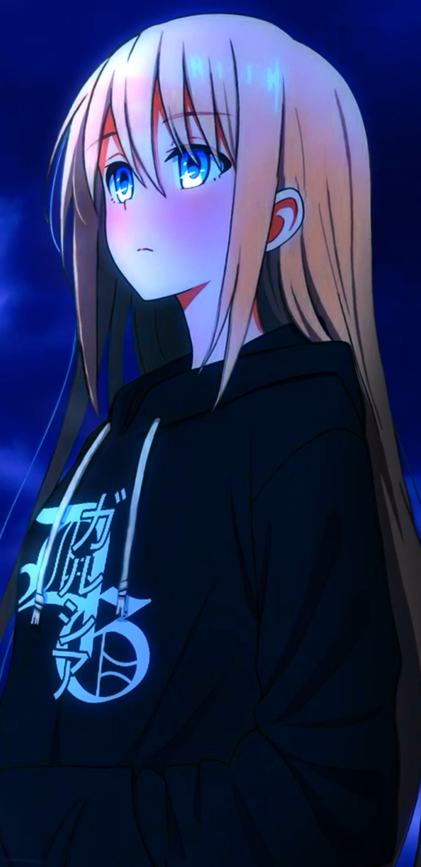 Blonde Blue Eye Anime Girl Samsung Galaxy Note 9, 8, S9