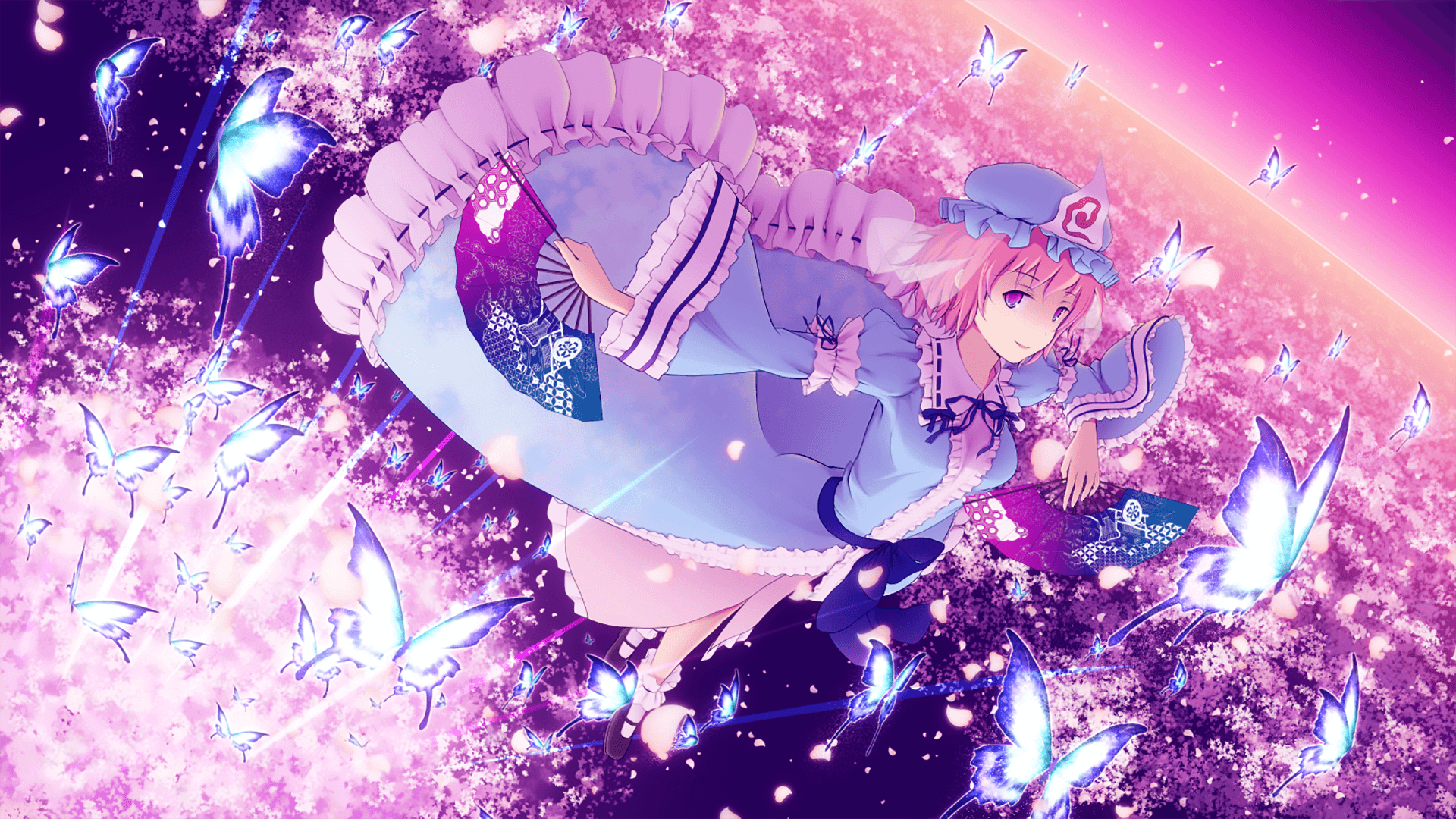 Pink Anime Wallpaper / Pink Anime Girl HQ Background Wallpaper 22082