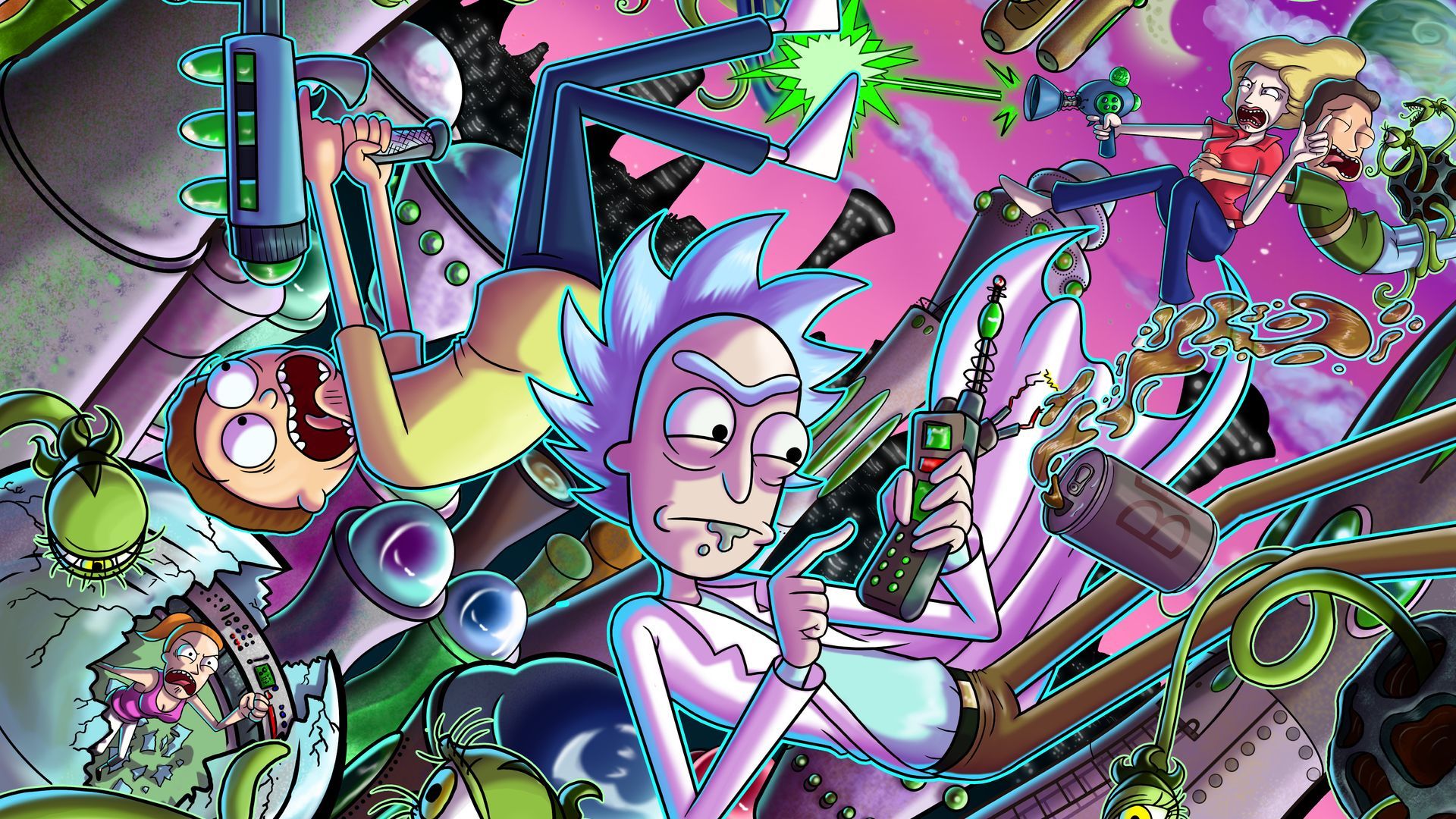 Rick And Morty Pc Wallpapers Wallpaper Cave