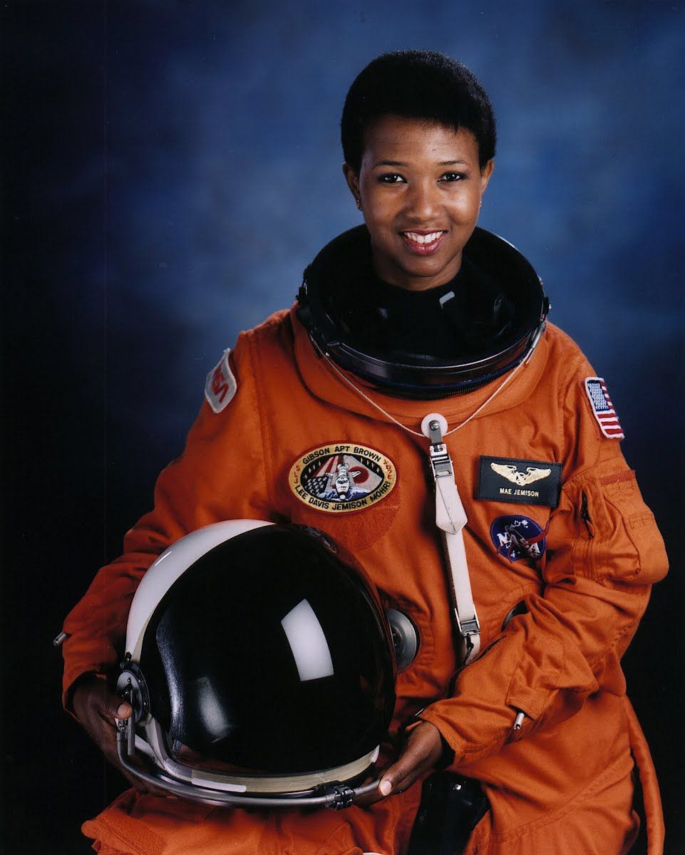 First black female astronaut, Mae C. Jemison, 1992. Famous