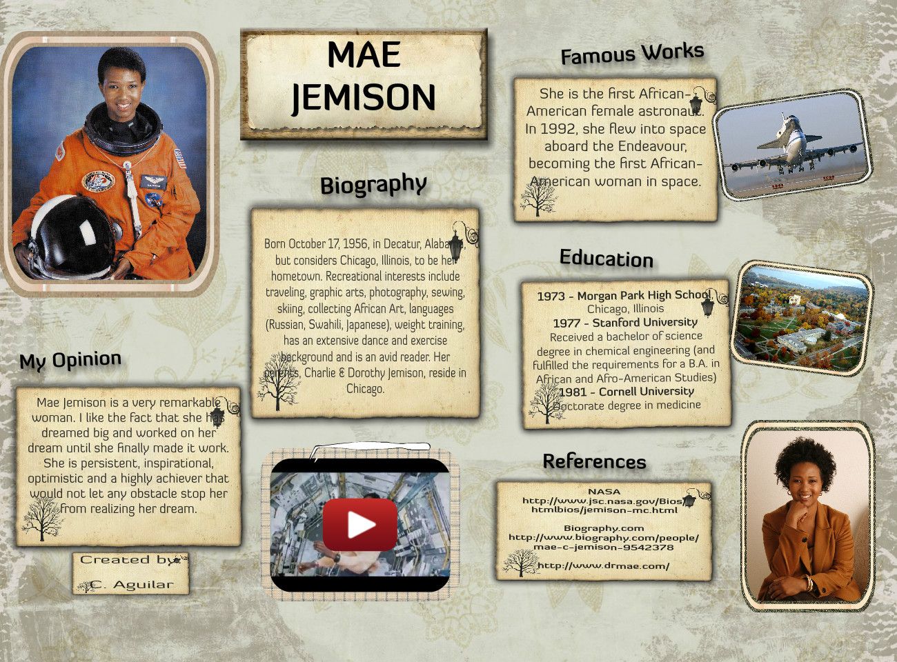 Mae Jemison: astronaut, biographies, Én, en, én, female, jemison