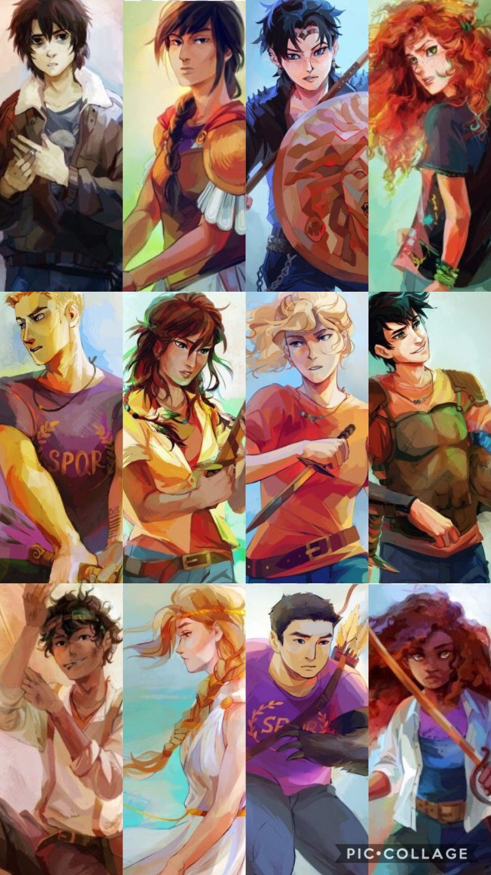 The Seven Percy Jackson, Annabeth Chase, Piper McLean, Jason