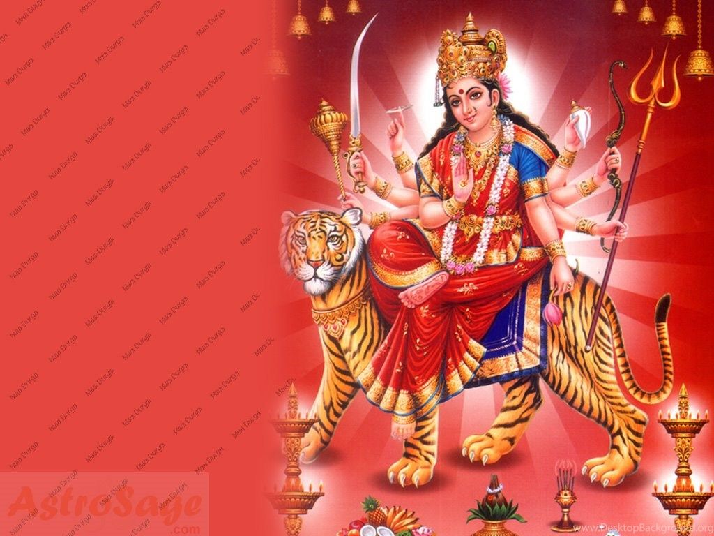Download Durga Devi And Lord Shiva Wallpaper | Wallpapers.com