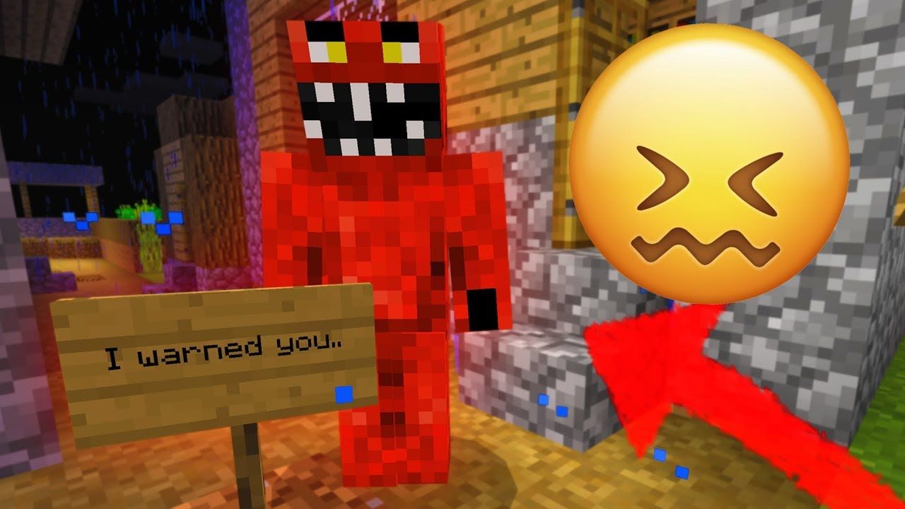 Evil Elmo is sending us warnings in Minecraft! (NOT GOOD)