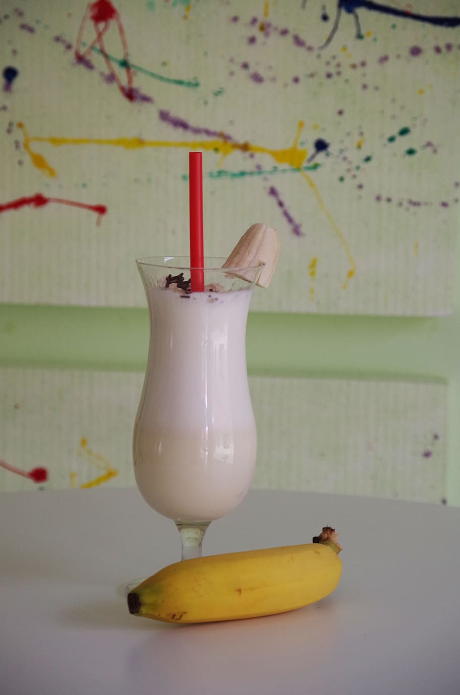 Banana milk 1080P, 2K, 4K, 5K HD wallpaper free download