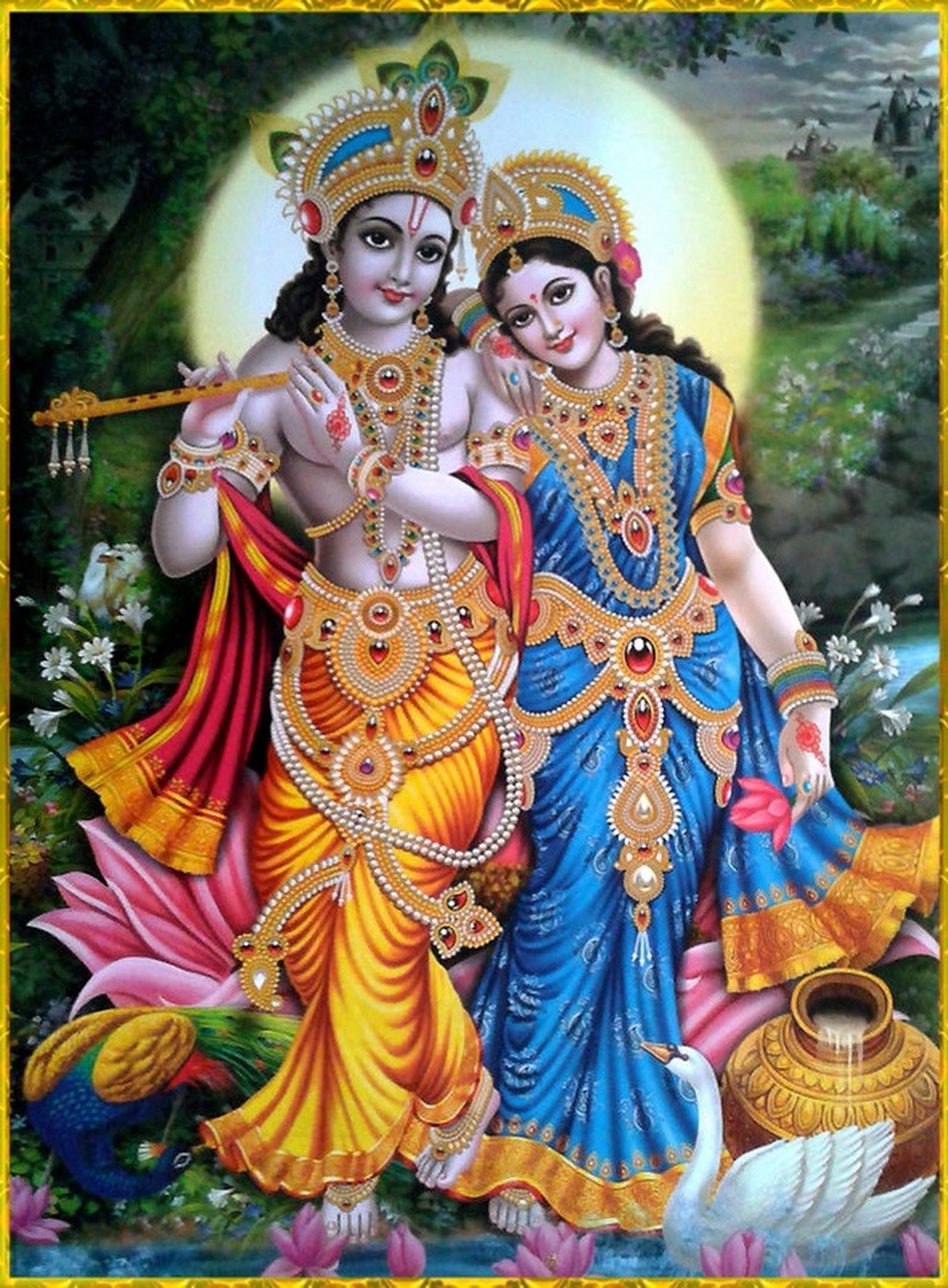 Radha Krishna 4k iPhone Wallpapers - Wallpaper Cave