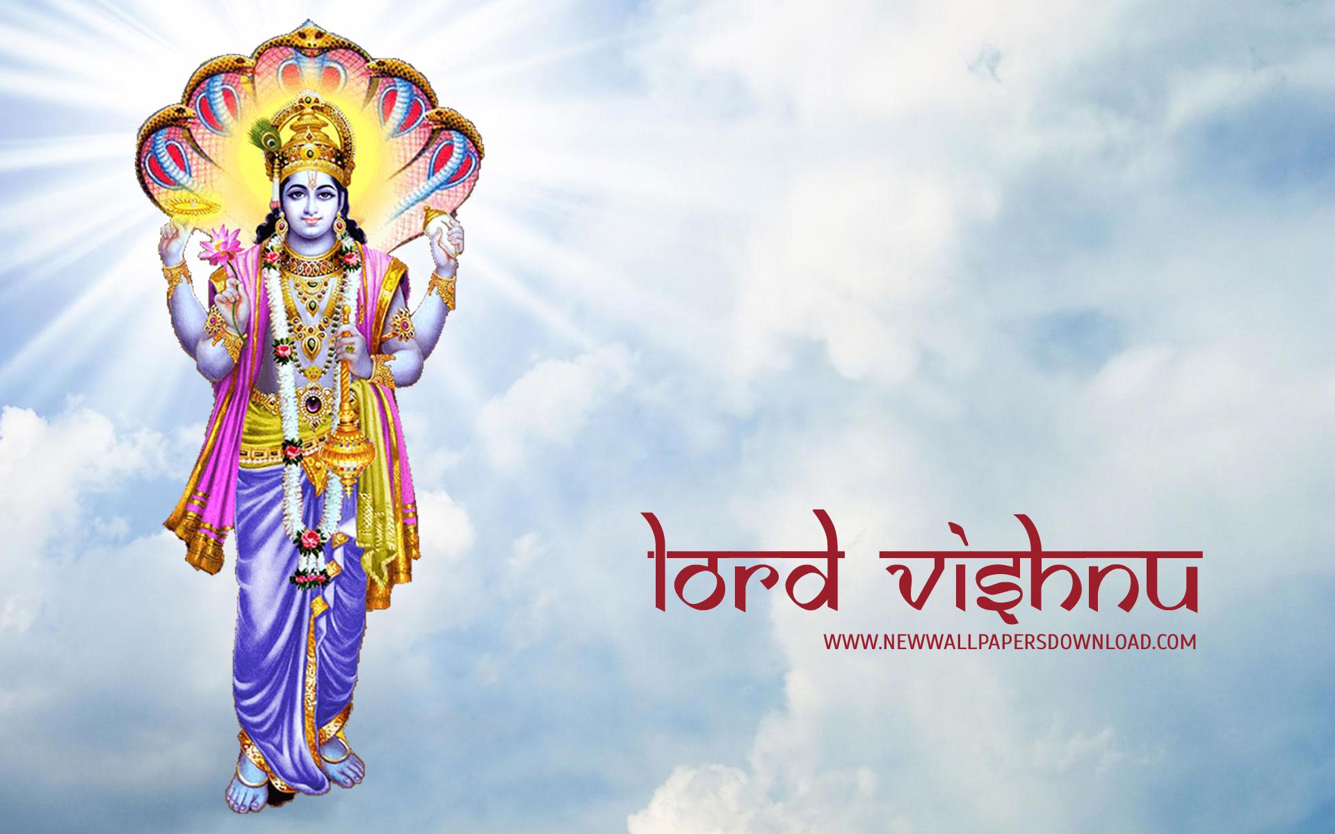High Resolution Lord Vishnu Wallpaper & Background
