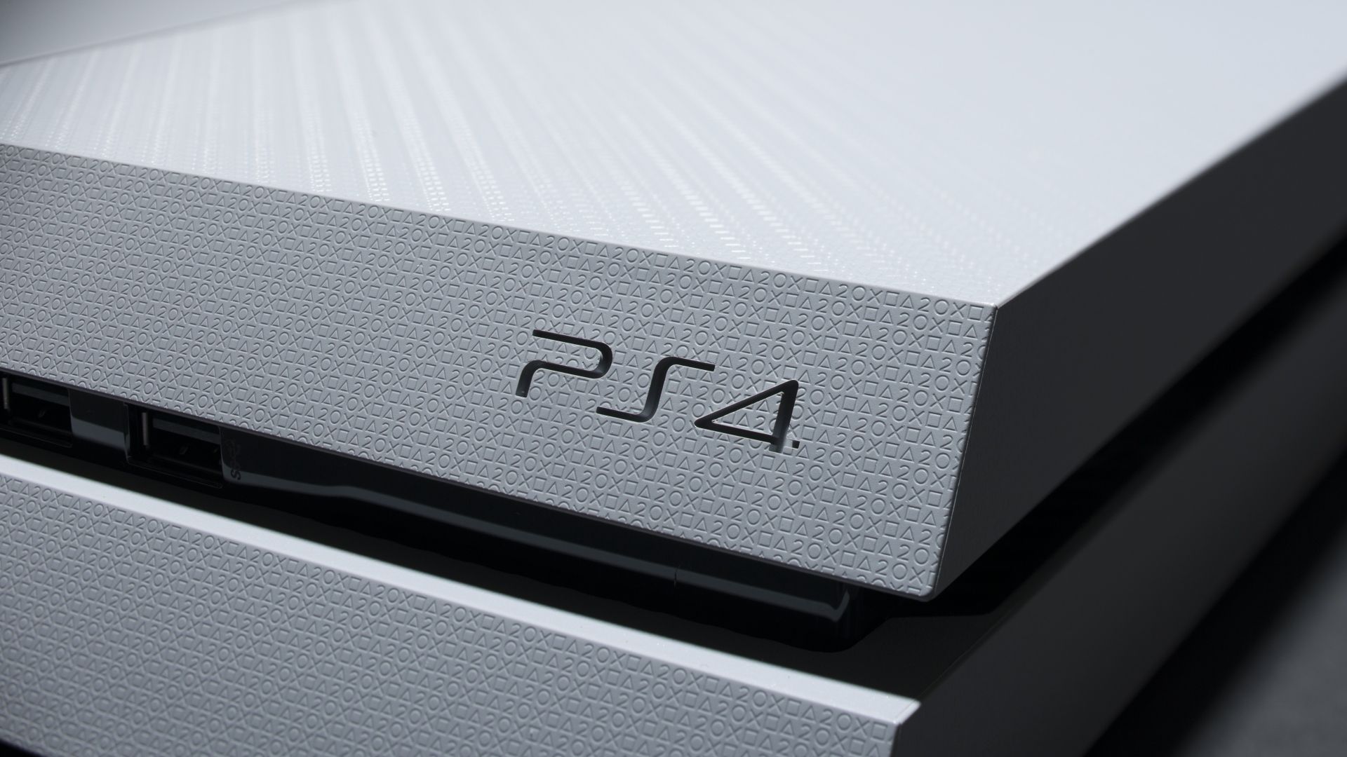 Download 1920x1080 HD Wallpaper playstation 4 symbol white logo