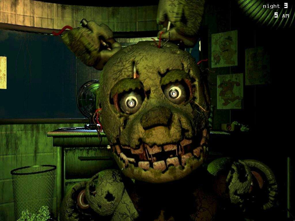 Springtrap the Spring Lock Suit. Wiki. Five Nights At Freddy's Amino