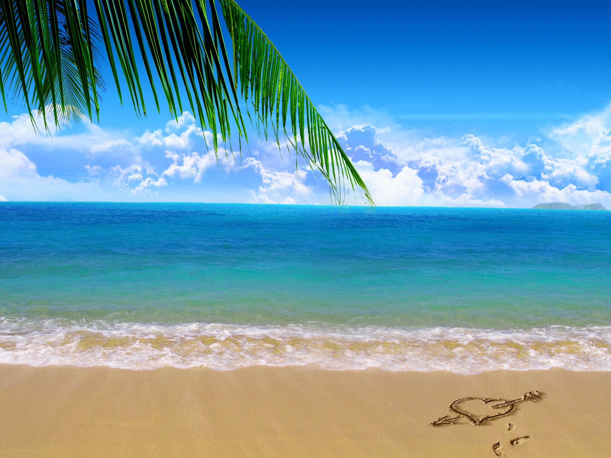 romantic beach backgrounds