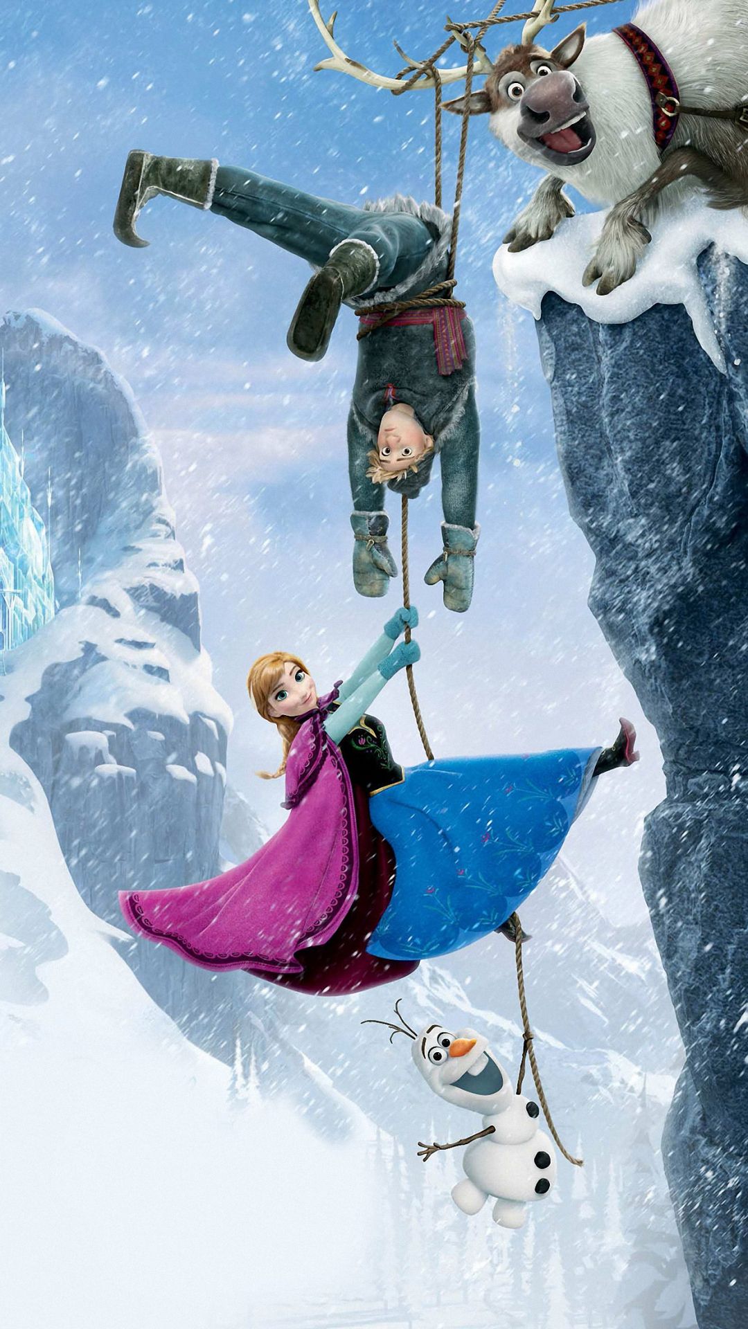 Frozen Disney Cartoon iPhone 6 Wallpaper HD Movie Poster