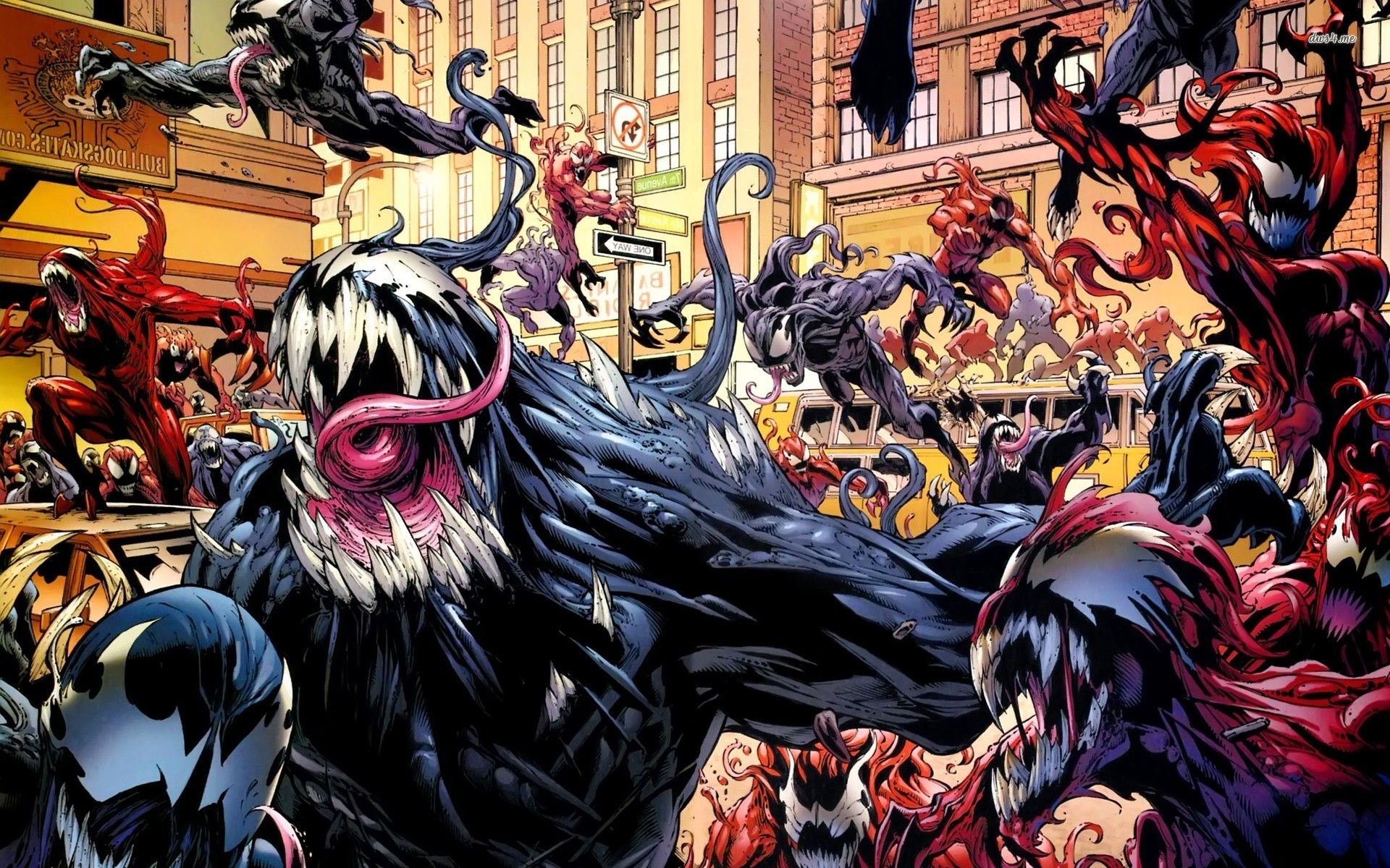 Venom And The Symbiotes Amazing Spider Man Wallpaper