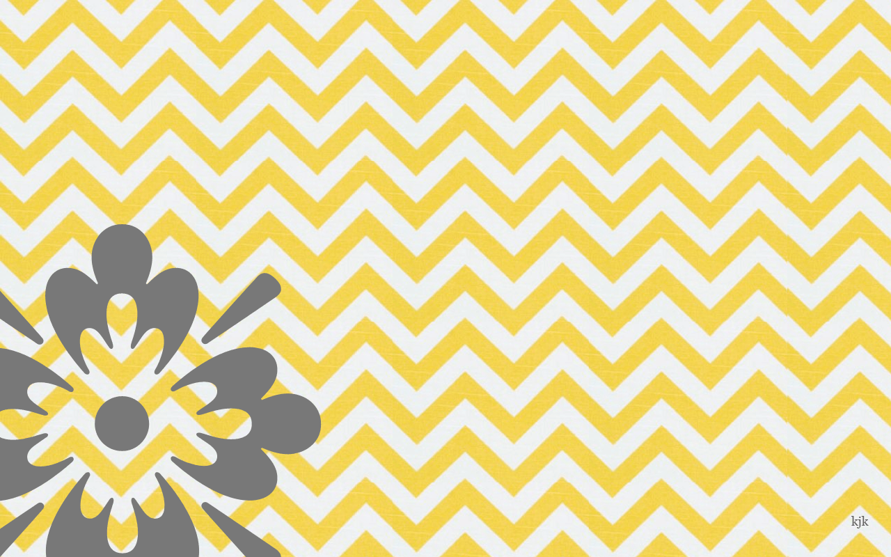 Yellow & gray wallpaper. Chevron wallpaper, Wallpaper