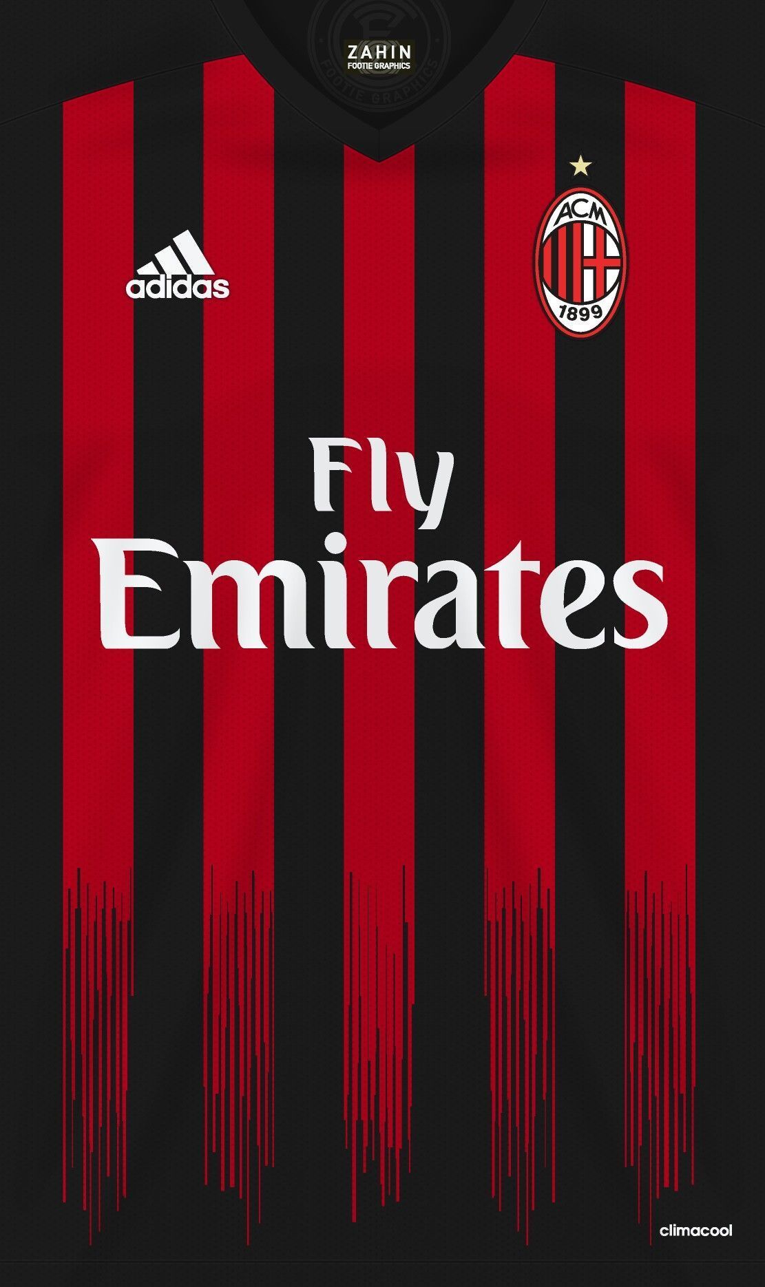 AC Milan 16 17 Kit Home #soccerkits. Camisas De Futebol