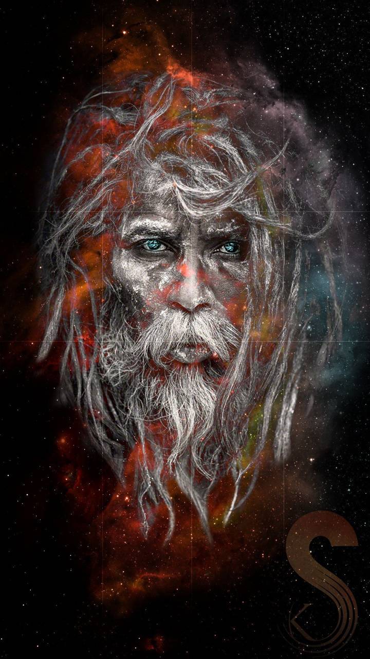 Sadhu sketch wallpaper