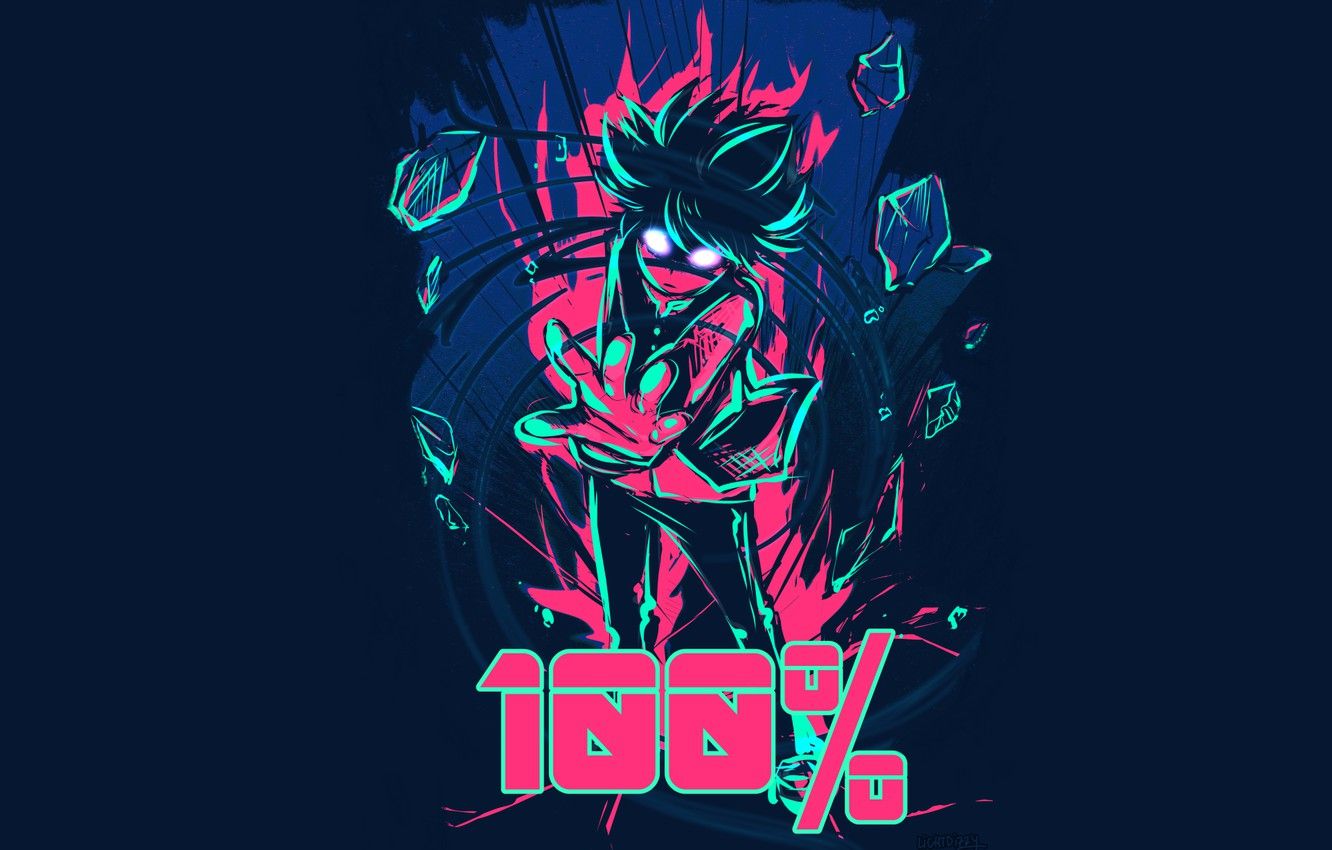 Wallpaper power, guy, Mob Psycho Kageyama Shigeo, Mob psycho