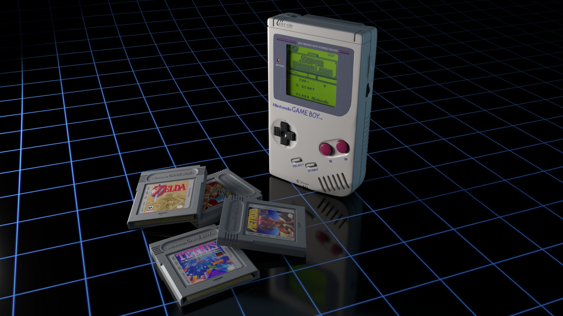 Retro Nintendo GameBoy Hard Surface Modeling, Gaurav