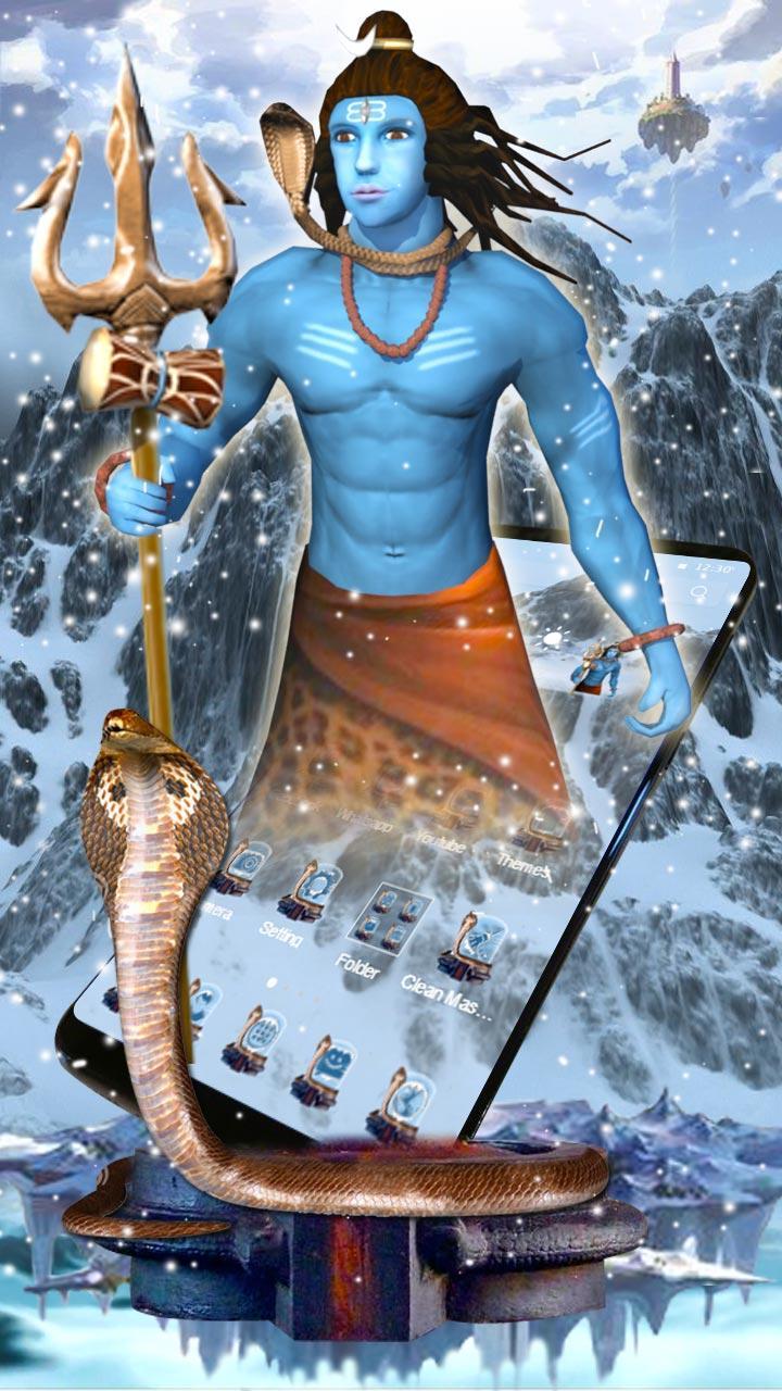 Lord Shiva 3D Launcher Theme for Android
