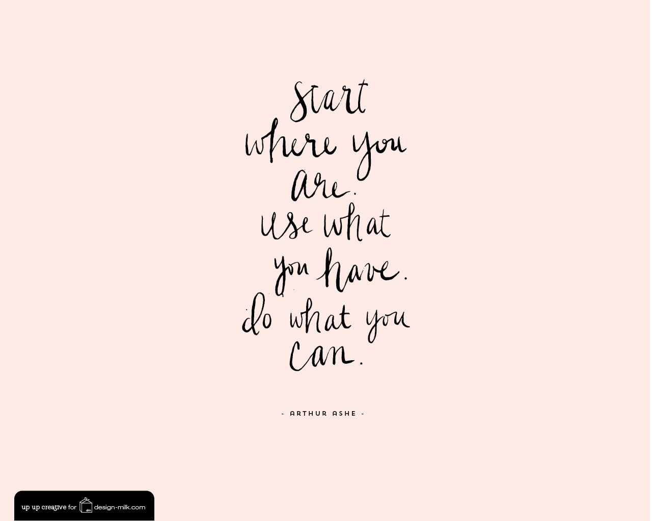 Arthur Ashe Quote Desktop And IPhone IPad Wallpaper