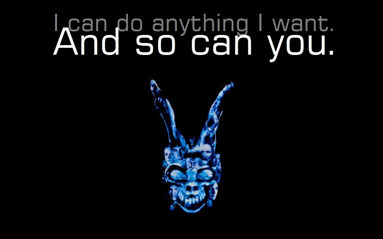 And so can you. Darko wallpaper