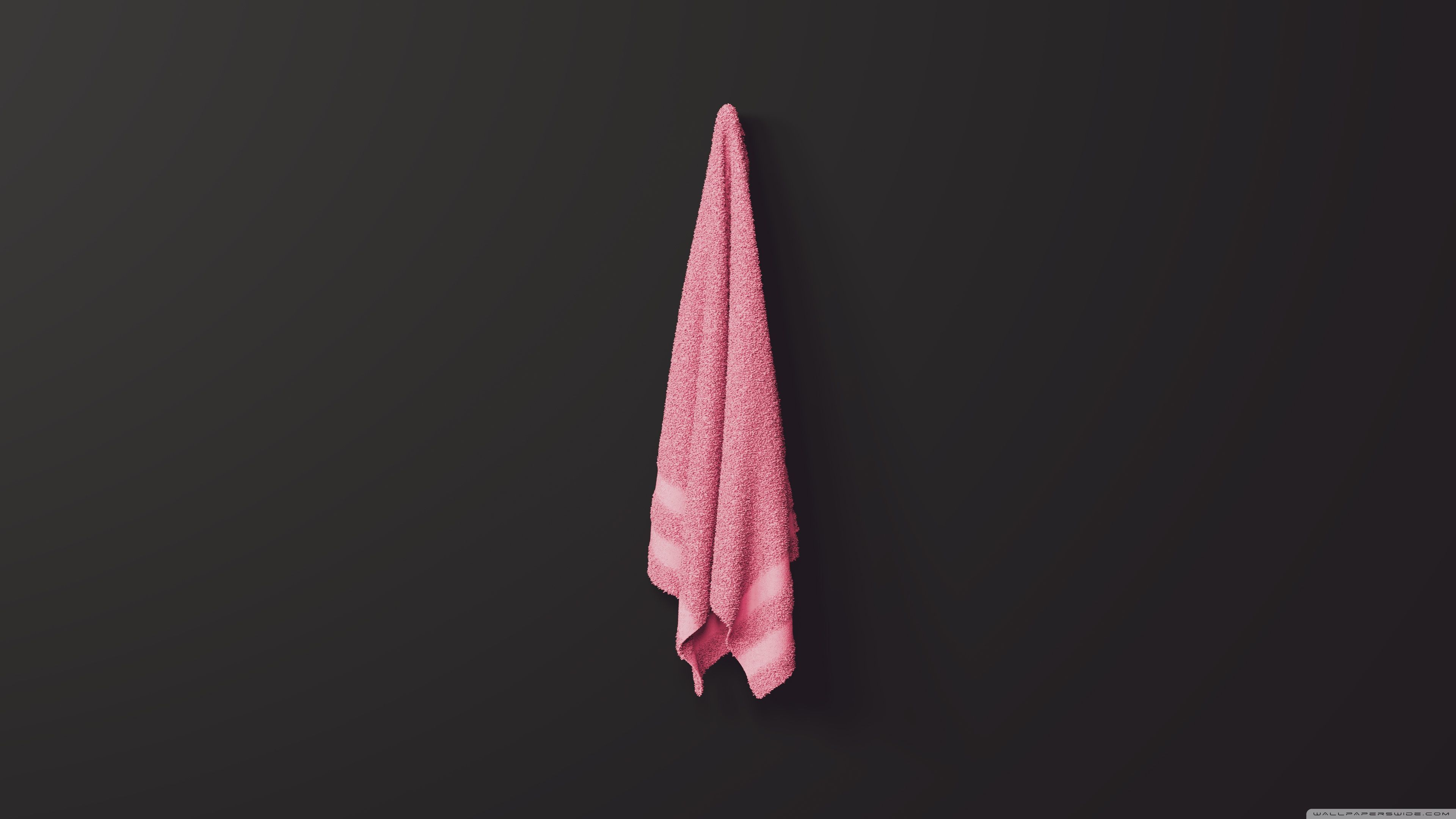 Minimal Towel Red 4K Ultra HD Desktop Background Wallpaper for 4K