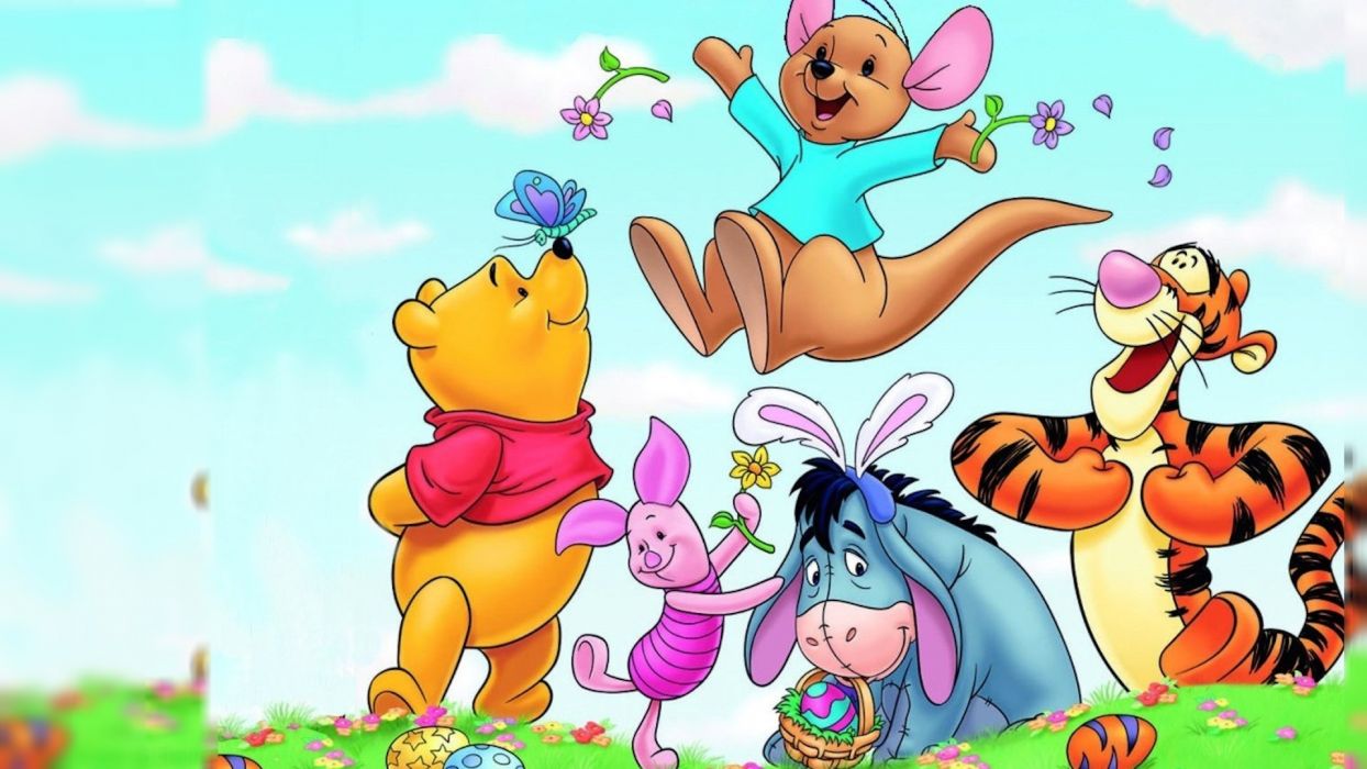 WINNIE THE POOH disney easter f wallpaperx1080