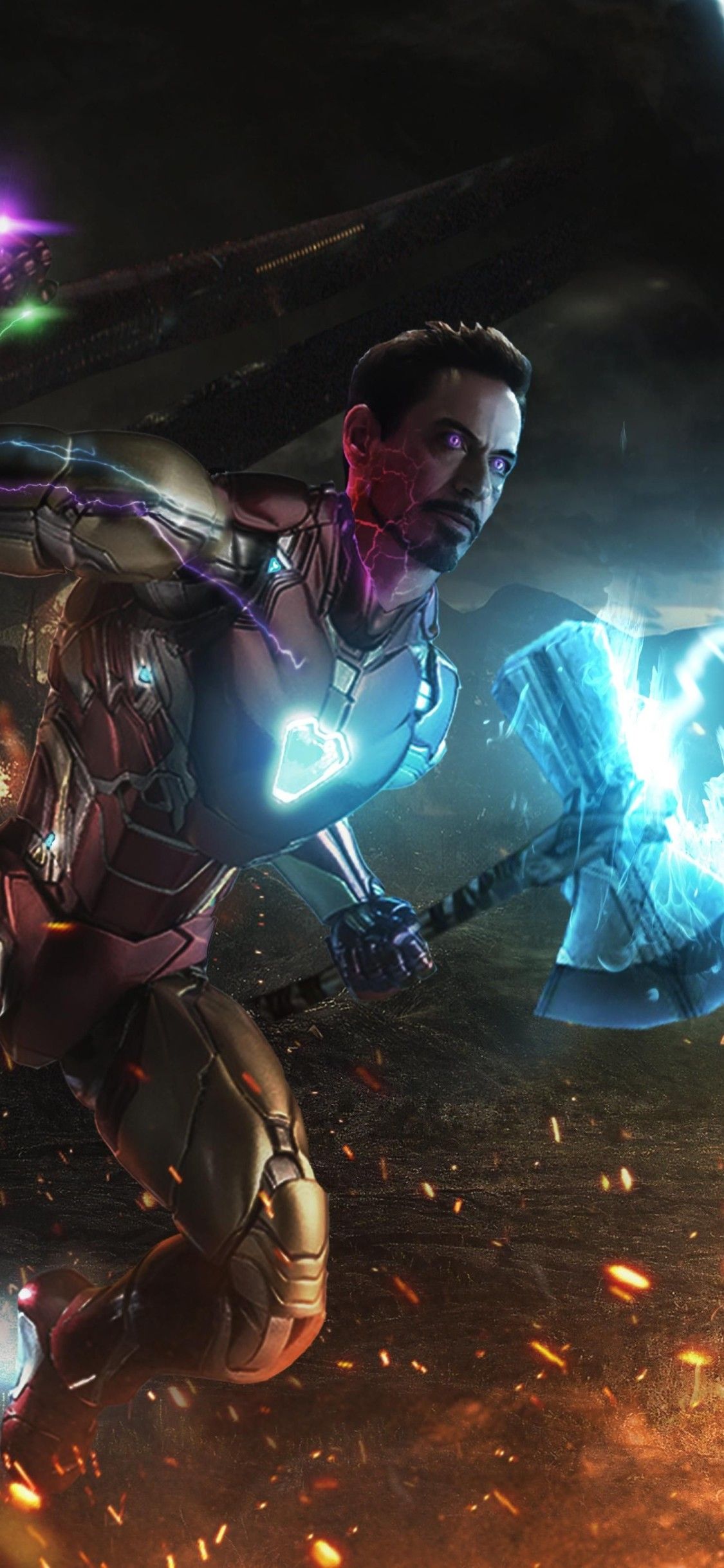 Iron Man Stormbreaker With Infinity Gauntlet iPhone XS