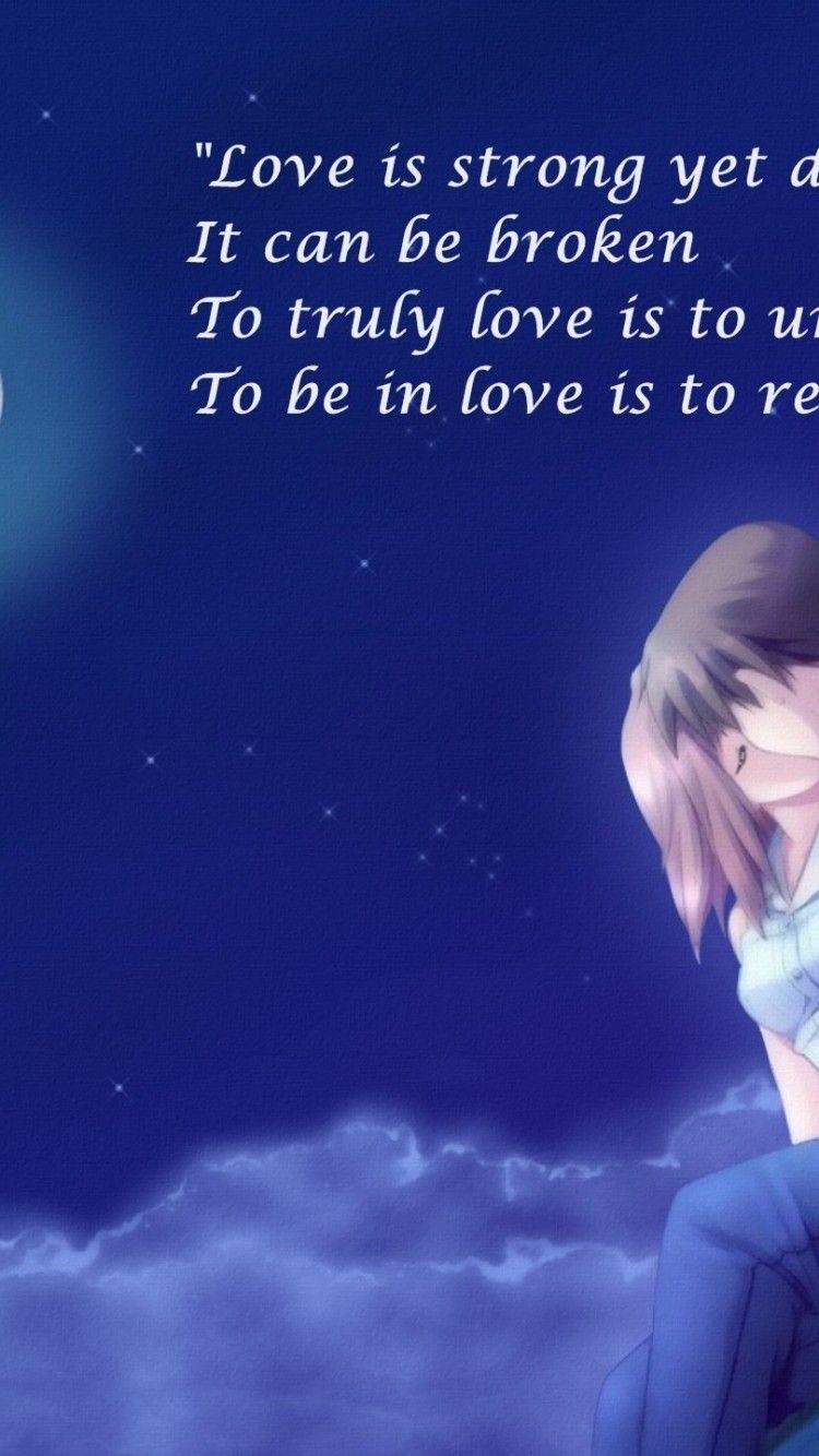 Anime Love Quotes Wallpapers - Wallpaper Cave