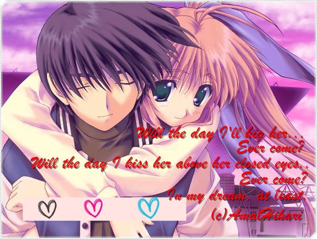 Cute Anime Love Quotes Wallpaper Download Free. Cute Anime