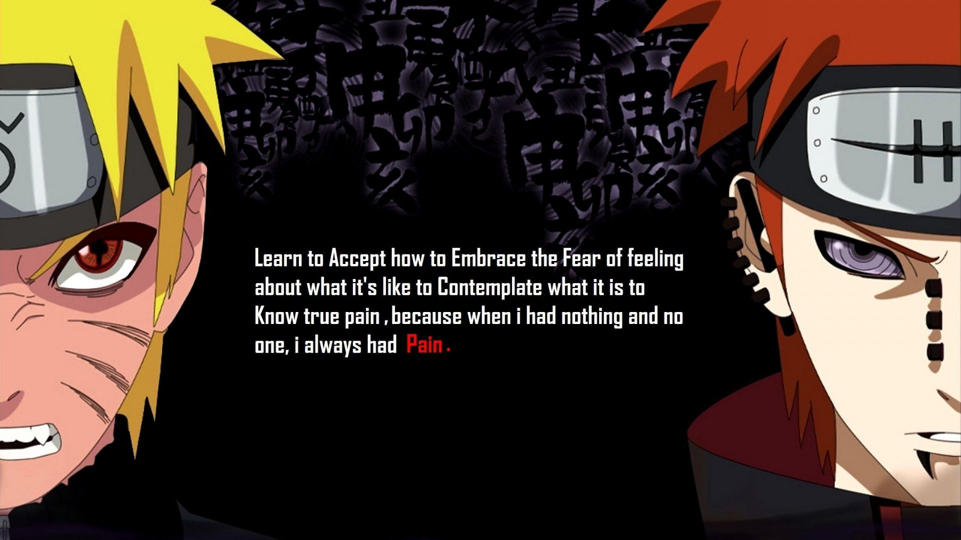 Free download text quotes Naruto Shippuden Akatsuki hate red eyes